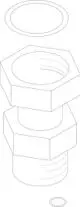 BOSCH-Distanzstueck-3-4-mit-Dichtung-7100436 gallery number 1